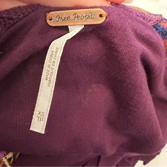 NWT $228 Free People Good Vibrations Retro knit maxi dress- Size XS - Picture 6 of 7